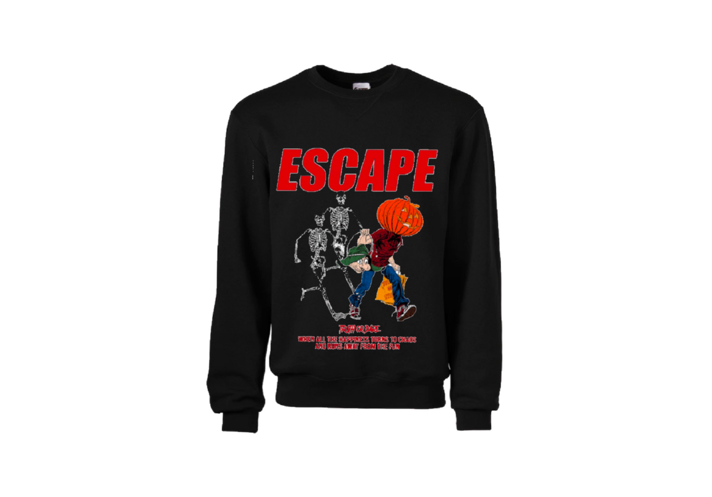 Black Escape Crewneck